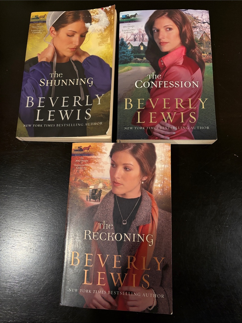 Beverly Lewis The Heritage of Lancaster County Series 3 Amish Paperback Books